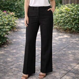 Banana Republic Logan Black Dress Pants | Straight Leg | Size 6S